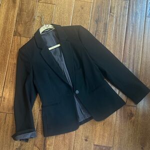 Express size 10 Black Blazer with Striped Lining